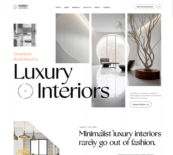 home minimalist luxury light