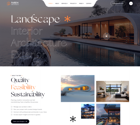 landscape exterior design